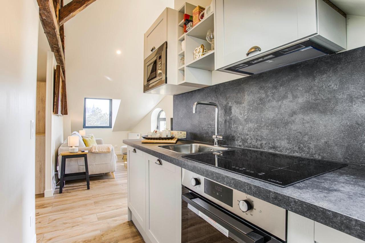 Beau L.O.F.T. Sous Les Toits - Vue Sur Mer 2 A 4 Personnes - Residence La Vague Houlgate Eksteriør bilde